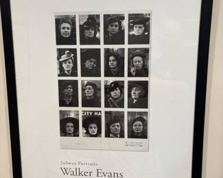Framed Subway Portraits Walker Evans 