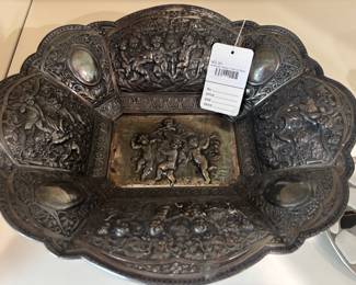 Victorian Metal Cherub Bowl