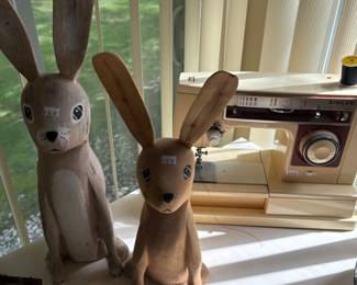 Stuffed Rabbits, Sewing Machine