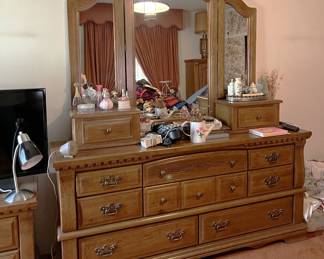 But the nightstand seems to match the style of the dresser, which could work for you.