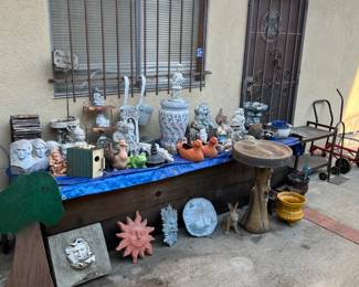And this last picture includes other miscellaneous outdoor decorations.
