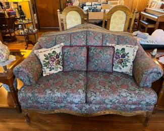 This two-seater sofa is perfect for sitting next to someone you like.