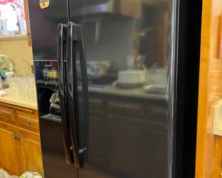 Here is the Kenmore refrigerator, with water dispenser.