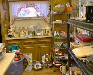 This is another look at some of the kitchen tools and appliances.