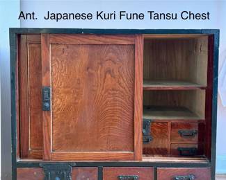Japanese Kuri Fune Tansu Chest