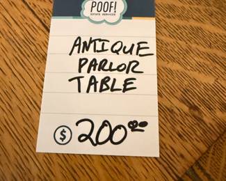Antique Parlor Table