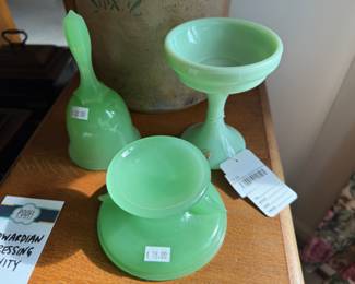 Westmoreland Jadeite Candlestick