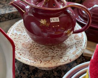 Vintage Mid Century Pottery Teapot 