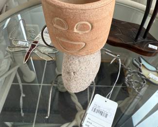 Stone Figure Planter