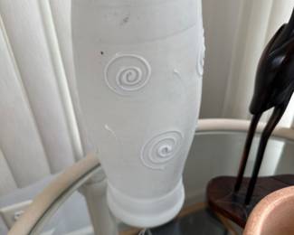 White Art Pottery Vase