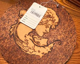 Pyrography Francis Portrait
