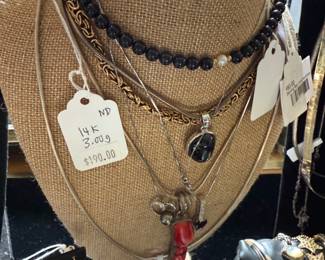 14k  necklaces 