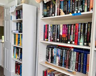 An Array of Books to pick from, collectors bookmarks, book shelves, and decorations
