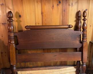 Full size bed frame.  