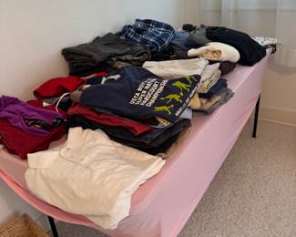 Lots of quality clothes, especially for men