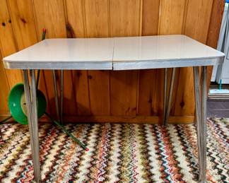 Vintage enamel table.  Excellent condition