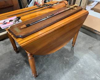 Drop Leaf Table and Four Chairs 