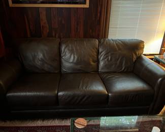 Leather Couch 