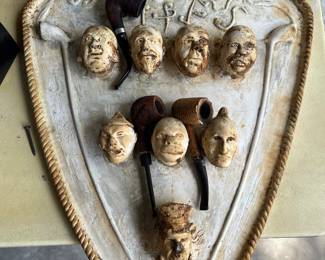 Amazing old pipe stand 