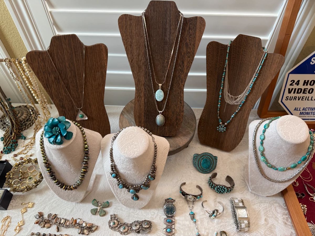 Beautiful antique Sterling Silver and Turquoise pieces
