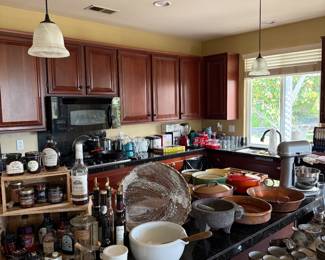 Jam packed kitchen with culinary delights!