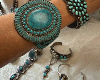 Newer turquoise designs as well