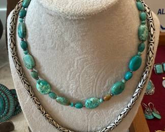 Sterling and Turquoise
