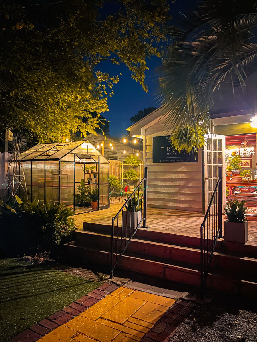 Our entrance and courtyard