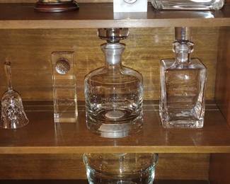 NICE QUALITY CRYSTAL, SOME WATERFORD, SOME AWARDS