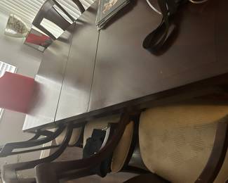 Dining room set, 6 chairs