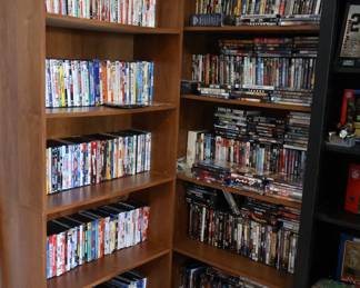 Thousands of DVD/Blu-Ray films