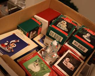 Frosty Friends collectible ornaments!