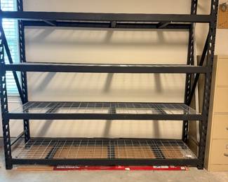 $125 OBO, 7ft x 7ft METAL SHELVING THREE AVAILABLE