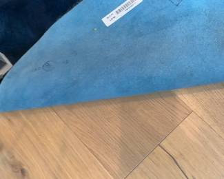Made in Brazil Navy Cowhide Rug