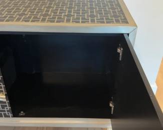 Coast to Coast Geometric Pattern Credenza