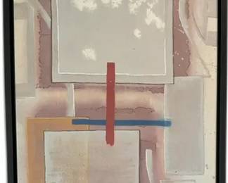 Global Views Abstract Geometric Art Print


