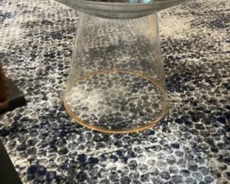 TOV Furniture Modern Glass and Brass Accent Table


