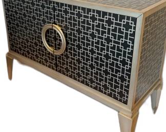 Coast to Coast Geometric Pattern Credenza