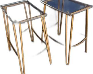 Gold Accent Side Tables - Set of 2


