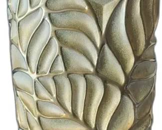 Decorative Leaf-Patterned Vase


