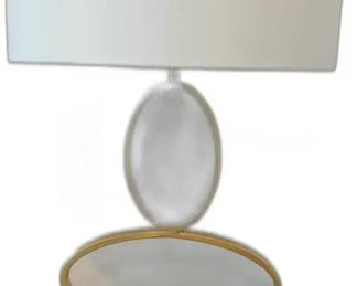 Modern Table Lamp with Gold Accents


