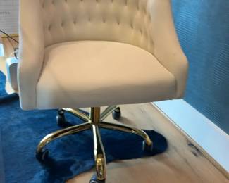 Hulala Home Penelope Velvet Tufted Office Chair