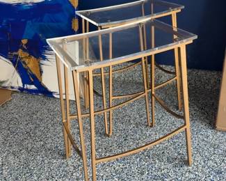 Gold Accent Side Tables - Set of 2


