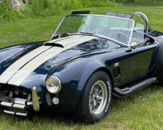 Only one cobra left
But it is signed by Carol Shelby
2001 build. But no stripe.