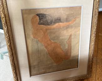 Framed original Rodin. Need I say more