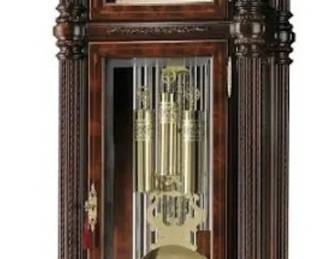 We have nine grandfather clocks from this collection
