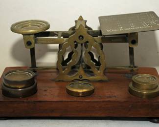 ANTIQUE BRITISH POSTAL SCALES