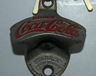 VINTAGE STARR DRINK COCA COLA WALL BOTTLE OPENER