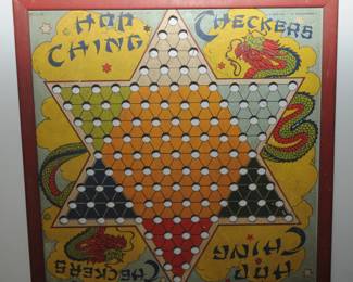 HOP CHING CHECKERS BOARD BT J. PRESSMAN NY