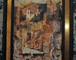 Original JORDI PLA DOMENECH(1917-1992) Abstract Painting, Listed Spanish Artist